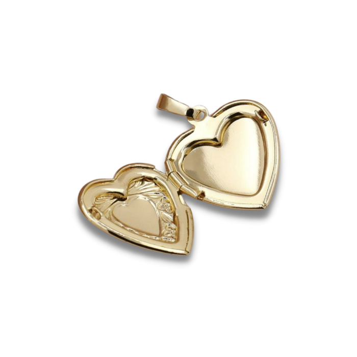 Heart Shape Photo Pendant
