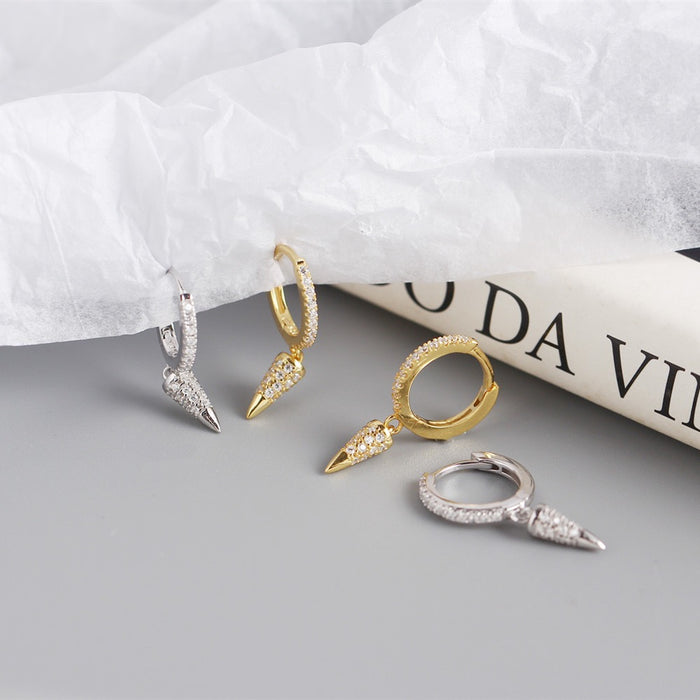 Spike Zirconia Earrings