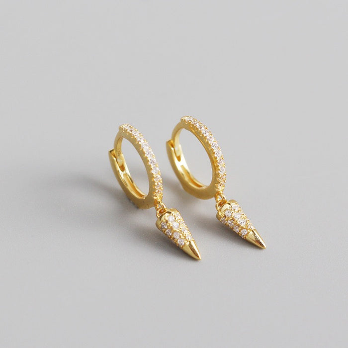 Spike Zirconia Earrings