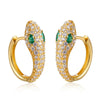 Zirconia Snake Hoops.
