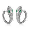Zirconia Snake Hoops.