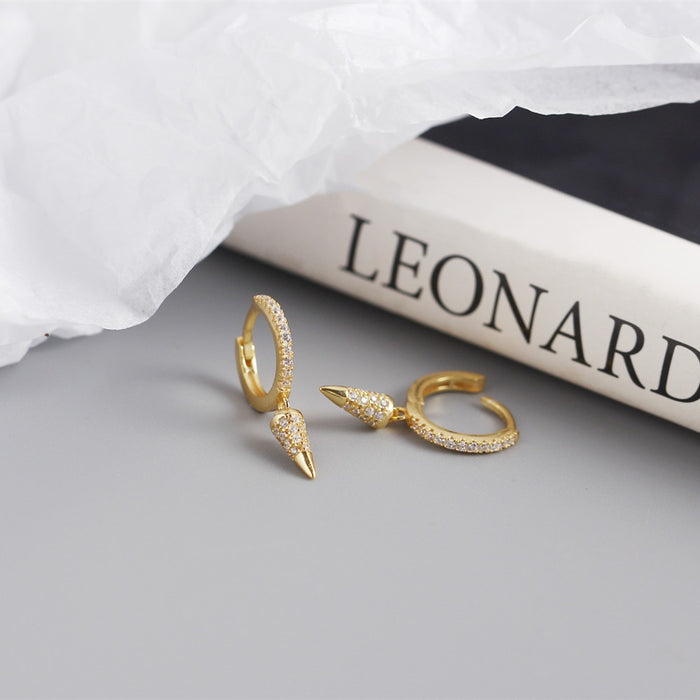 Spike Zirconia Earrings