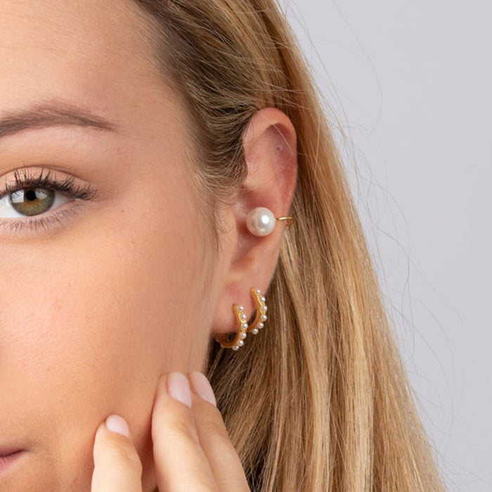 Pearl Hoops