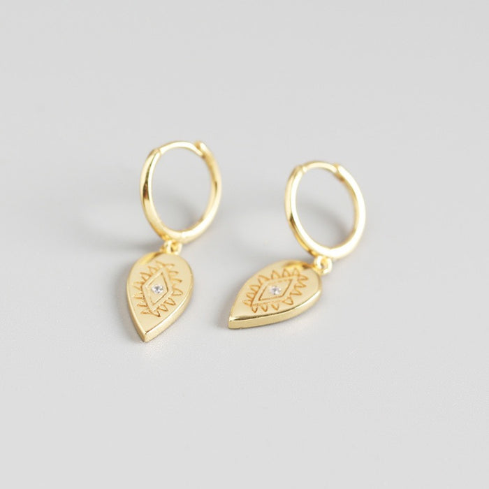 Eye Drop Earrings.