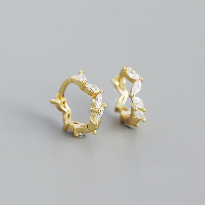 Noir Eternity Zirconia Earrings.