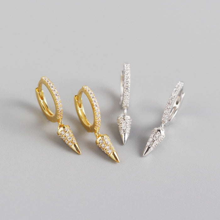 Spike Zirconia Earrings