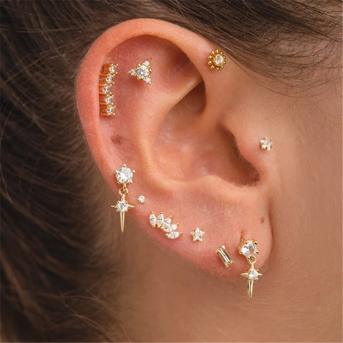 Piercing Stud 925 Flat Back.