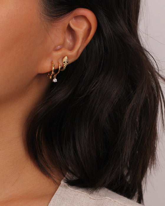 Classic Snake Hoops.