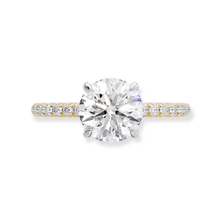 Noir Round Zirconia Ring.